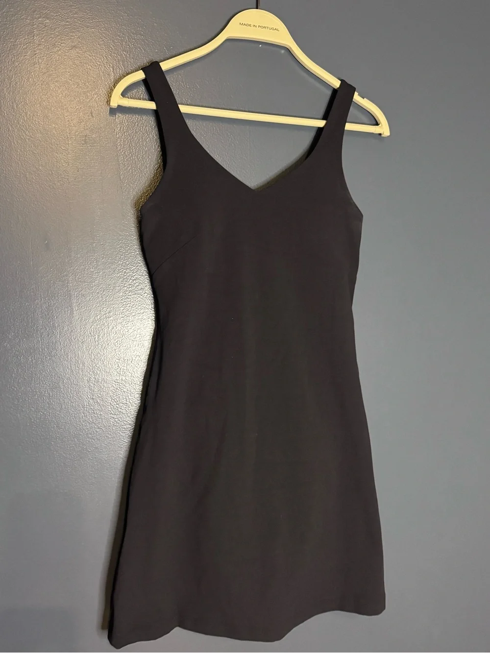 lululemon athletica Black Athletic Tank Dress Size 6 Sporty Skort EUC Tennis run